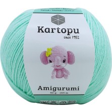 Tr Kartopu Amigurumi Oyuncak Punch Panç Örgü Ipi (K507 Su Yeşili)