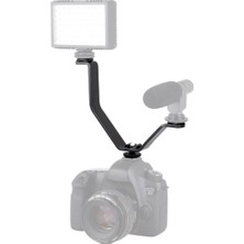 Tr Dslr Makineler Kameralar Için V Bracket Üç Grişli Flaş, Led, Mikrofon Tutucu Çoklayıcı