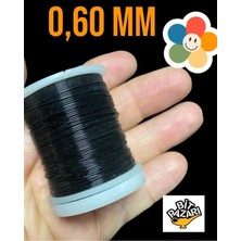 Bakır Çiçek Teli 0,60 mm - Takı Teli - Hobi Teli - 1 Makara