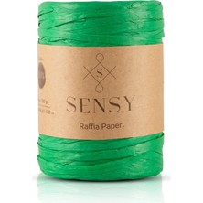 400 Metre Rafya Ip Ipi Raffia Ip Kağıt Ip Supla Ipi 250 Gram Yeşil