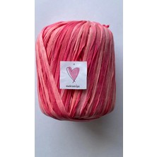 Mix Soft Raffia Ip 50 gr 65 M Yumuşak Multi Çok Renkli Doğal Rafya Ipi Kağıt