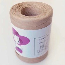 Yumuşak Raffia Rafya 100 gr NSX100 D76-SÜTLÜ Kahve
