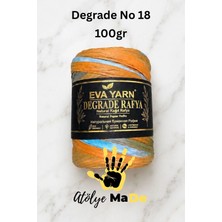 Eva Yarn Yerli Rafya Degrade Renkler 100GR'LIK Yeni Sarımlar ile