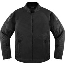 Icon Mesh Af Korumalı Motosiklet Montu Siyah
