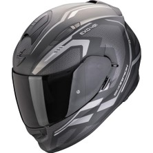 Scorpion EXO 491 Evo Kripta Kapalı Motosiklet Kaskı Mat Siyah  Gümüş