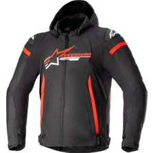 Alpinestars Zaca WP Korumalı Motosiklet Montu Siyah  Kırmızı