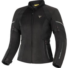 Shıma Jet Lady Korumalı Kadın Motosiklet Montu Siyah