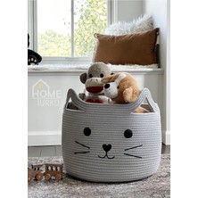Tr Oyuncak Sepeti, Jüt Sepet, Kedi, Köpek, Evcil Hayvan, Çocuk Odası, Sepet Gri