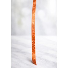 Puantiyeli Kurdele 1 cm 10 Metre, Bohça Çeyiz Özel Gün Hediye Süsleme Kurdelesi