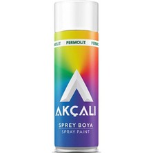 Tr Sprey Boya Akçalı Düz Renkler 400 ml - Parlak BEYAZ,301 Parlak Beyaz