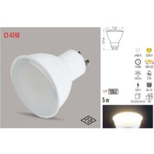 Tr 5 Watt LED Ampul (GU10) Gün Işığı