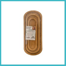 Defne Store Bambu Uzun Oval 3'li Sunum Tepsisi Dfnbez