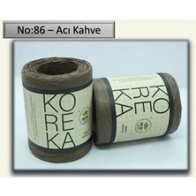 Koyu Kahve Rafya El Örgü Ipliği 100 Gr. 220 Mt.