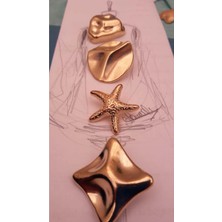 Ǝe Gold Düğme 34-40 mm 4 Adet