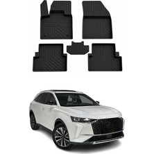 Tr Ds Ds7 Crossback 2017-2026 Uyumlu 4d Havuzlu Paspas Siyah 5 Parça