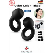 Uyku Kulak Tıkacı |  Derin Uyku, Konsantrasyon | Yan Yatmaya Uygun | Gürültü Azaltıcı | 4 Farklı Beden | Panthreon®