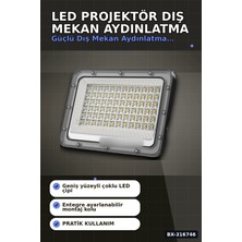 Midas Toptan LED Projektör 100W 3200K Gün Işığı IP64 Dış Mekan Aydınlatması 8200 Lümen 1 Adet BX-31674