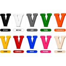Qtop Dekoratif  -V- Harfi 20 cm Q-1375