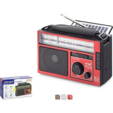 Hoparlör Müzik Kutusu Nostalji Solar Şarjlı Bluetooth-Usb-Tf-Fm Hadron Nns NS9952BTS