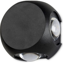 Midas Toptan Dekoratif LED Duvar Aplik 4W 360 Lümen Gün Işığı 3200K IP44 Koruma 1 Adet BX-316731 Midas