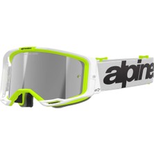 Alpinestars Vision 8 Wordmark Goggle Kross Gözlüğü Beyaz  Sarı