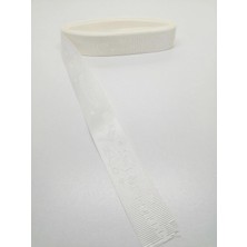 Krem Hoş Geldin Bebek Temalı Grogren Kurdele 2,5 cm – Kurdele