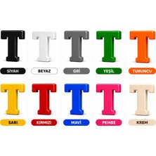 Qtop Dekoratif  -T- Harfi 20 cm Q-1344
