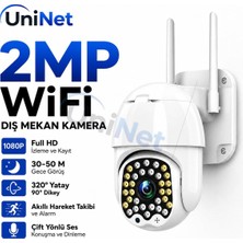 Dış Mekan Wifi Ptz Güvenlik Kamerası 360 Derece Dönebilen