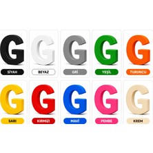 Qtop Dekoratif  -G- Harfi 20 cm Q-1184