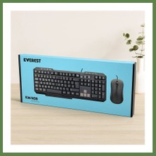 Bezos Kablolu USB Klavye Mouse Seti (Q Klavye, 1200 Dpı) HB006