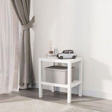 Modüler 2 Katlı Çok Amaçlı Plastik Raf - 38X50X29 cm Banyo, Mutfak ve Tezgah Üstü Organizeri - Aletsiz Kolay Kurulum (Beyaz)