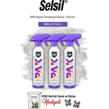 3'lü Pak Köpük Temizleyici Sprey 500 ml ve Rosie Pamuk