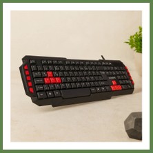 Bezos USB Kablolu Oyuncu Klavye (Renkli Tuşlar, 150 Cm) HB006