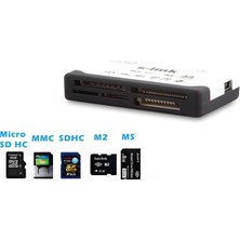 Kart Okuyucu USB 2.0 Ince Tasarım S-Link SLX-A62