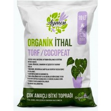 Aymen Çiçekçilik 10 Litre Ithal Torf Cocopeat Ponza Taşı Özel Karışım Saksı Harcı Bitki Toprağı - Kokopit