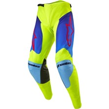 Alpinestars Racer Hoen Kros Motosiklet Pantolonu Sarı  Mavi  Kırmızı