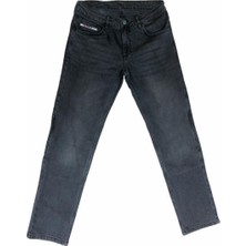 4Riders Ranger CE Sertifikalı Cordura Denim Korumalı Motosiklet Kot Pantolonu Antrasit