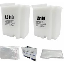 Epson 103 L3251 ile Uyumlu Yazıcı Süngerli Atık Mürekkep Tankı Atık Kutusu Waste Ink Pad 2 Adet