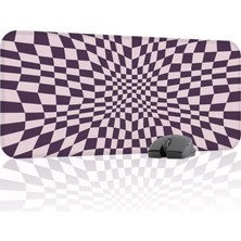 Dama Desenli Oyuncu Gaming Mouse Pad Kauçuk Kaymaz Taban Mousepad (V2, 70X30 Xl)