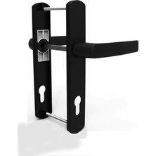 Pimapen Pvc Alüminyum Silindirli Siyah Kapı Kolu 85/35