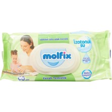 Molfix Izotonik Sulu Ferah Temizlik Islak Havlu Mendil 60'lı