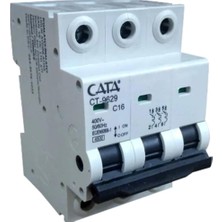Ct 9629 3X16A 4.5ka C Tipi Otomatik Sigorta