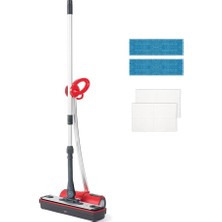 Moppy Red Kablosuz Buharlı Temizleyici Paspas