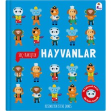 İndigo Çocuk Seç – Karıştır : Hayvanlar (15 Eğlenceli Parça, 120 Farklı Seçenek)