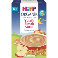 Hipp Organik Iyi Geceler Sütlü Yulaflı Elmalı Tahıl Bazlı Ek Gıda 250 gr
