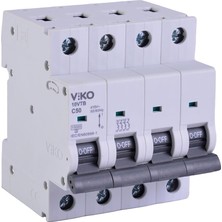 Tr 10VTB-4C50 Otomatik Sigorta 10KA C Tipi 4 Kutup 50A