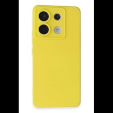 Xiaomi Redmi Note 13 Pro 5g Kılıf Nano Içi Kadife Silikon - Sarı
