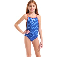 Arena Wave Swimsuit Lightdrop Back Kız Çocuk Yüzücü Mayo