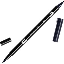 Ab-T Dual Brush Pen Grafik Kalemi, Black N15