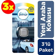 Hava Ferahlatıcı 3x2 ml (6 Ml) Yeni Araba Kokusu